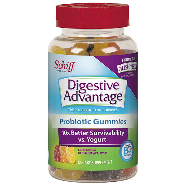 Schiff Digestive Advantage Probiotic Gummies, 30 Gummies, Schiff