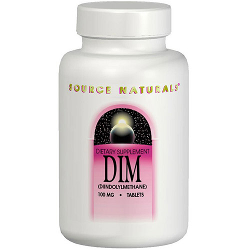 Source Naturals DIM (Diindolymethane) 100 mg, 180 Tablets, Source Naturals