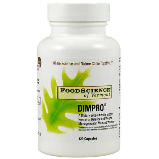 FoodScience Of Vermont Dimpro (DIM Pro) 120 caps, FoodScience Of Vermont