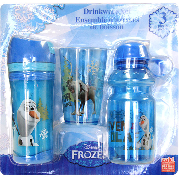 Disney Disney Frozen Drinkware Set - Blue, Olaf, 3 Pc