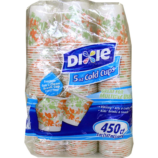 Dixie Dixie Modern Romance 5 oz Cold Cups, 450 Paper Cups