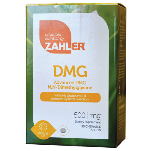 Zahler DMG 500 mg, Supports Endurance & Immune System, 90 Chewable Tablets, Zahler