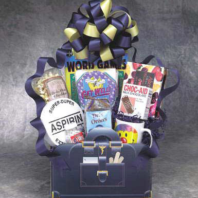 Elegant Gift Baskets Online Doctor's Orders Get Well Gift Box, Large Size, Elegant Gift Baskets Online