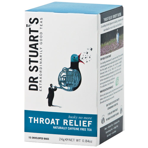 Dr. Stuart's Tea Dr. Stuart's Throat Relief Tea, 15 Tea Bags
