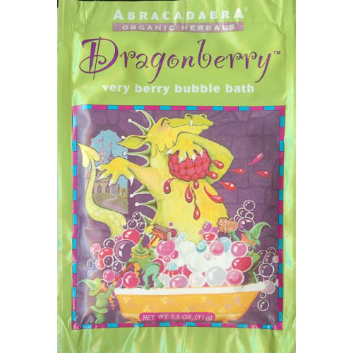 Abra Therapeutics Dragonberry Very Berry Bubble Bath for Children, 2.5 oz, Abra Therapeutics