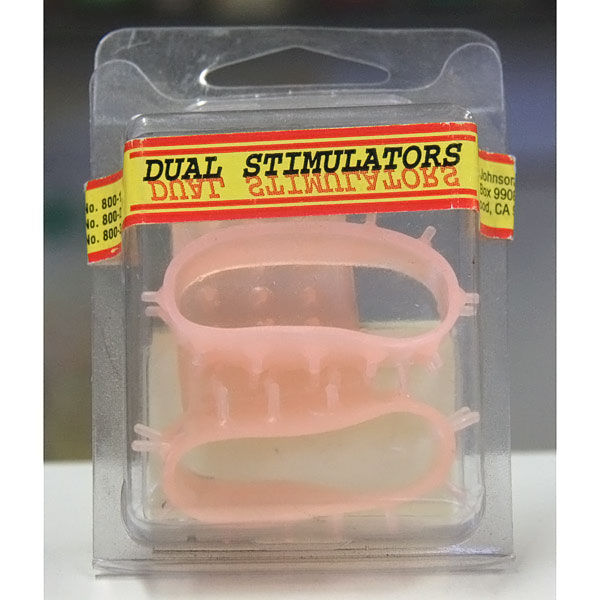 Doc Johnson Dual Stimulators (Ring-Sleeve with Stimulator Bumps), 1 Set, Doc Johnson