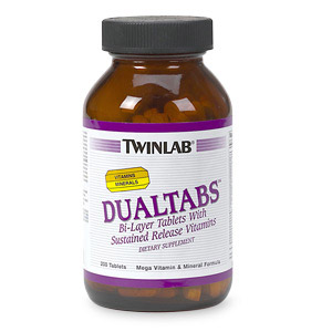 Twinlab Dualtabs Mega Sustained Release Vitamins & Minerals 100 tabs from Twinlab