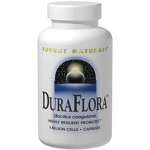 Source Naturals DuraFlora 5 Billion Cells (Dura Flora), 120 Capsules, Source Naturals