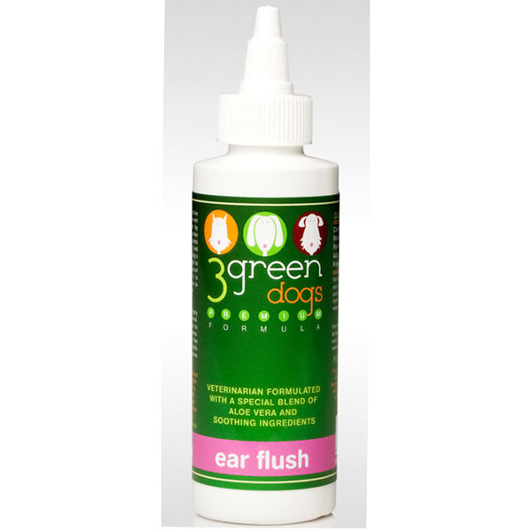 3 Green Dogs Vitamins, Inc Ear Flush, 4 oz, 3 Green Dogs Vitamins, Inc