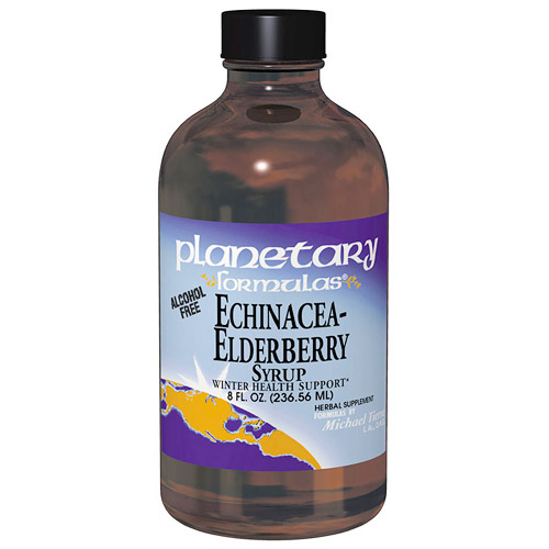 Planetary Herbals Echinacea-Elderberry Syrup 2 fl oz, Planetary Herbals