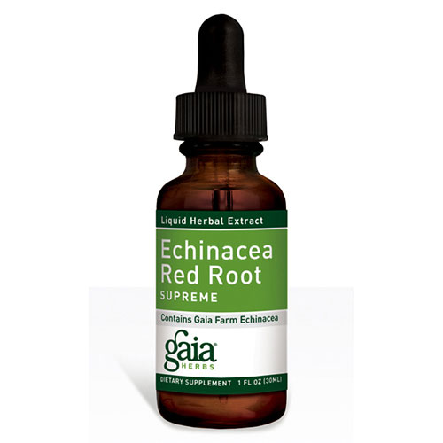 Gaia Herbs Echinacea Red Root Supreme Liquid, 1 oz, Gaia Herbs