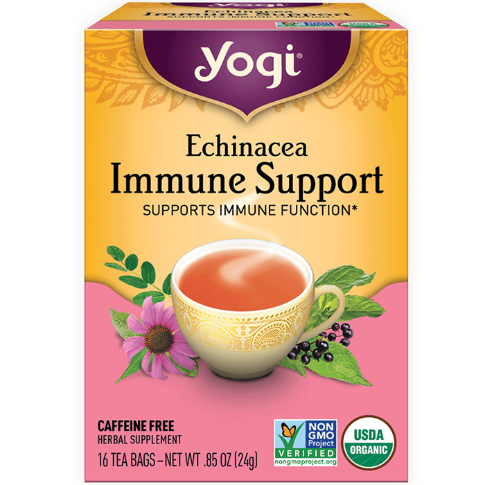 Yogi Tea Echinacea Tea Immune Support 16 tea bags from Yogi Tea