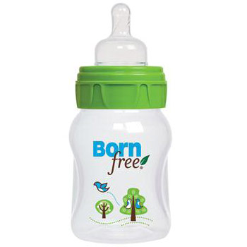 BornFree (Born Free) Eco Deco Active Flow Baby Bottle, 5 oz, 1 Pack, BornFree (Born Free)