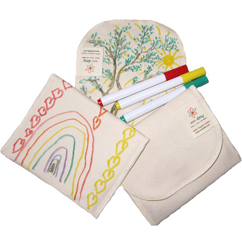 Eco Ditty Eco Ditty Snack Ditty Reusable Snack Bag, Color Your Own