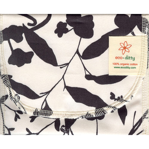 Eco Ditty Eco Ditty Snack Ditty Reusable Snack Bag, Whispering Grass BW