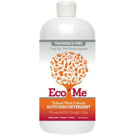Eco-Me Eco-Me Auto Dish Detergent, Natural Plant Extracts, Fragrance Free, 32 oz