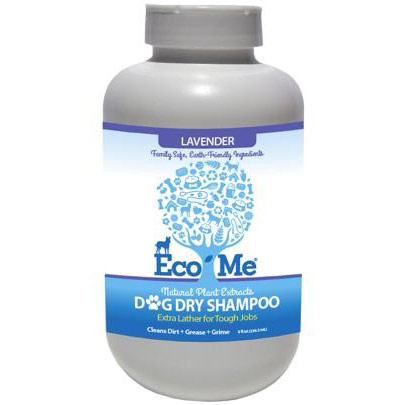 Eco-Me Eco-Me Dog Dry Shampoo Powder, Natural Plant Extracts, Lavender, 16 oz