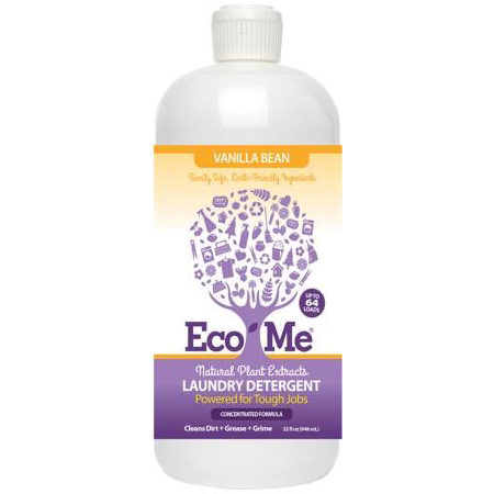 Eco-Me Eco-Me Laundry Detergent, Natural Plant Extracts, Vanilla Bean, 32 oz