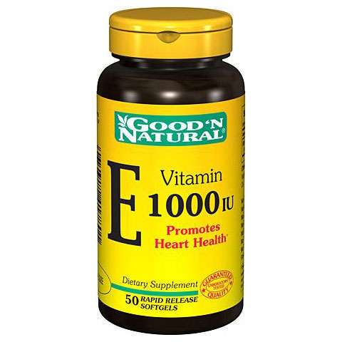 Good 'N Natural ECON-O-VITES E-1000 IU, 50 Softgels, Good 'N Natural