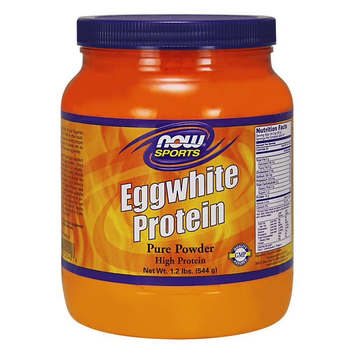 NOW Foods EggWhite Protein Powder, 1 lb, NOW Foods