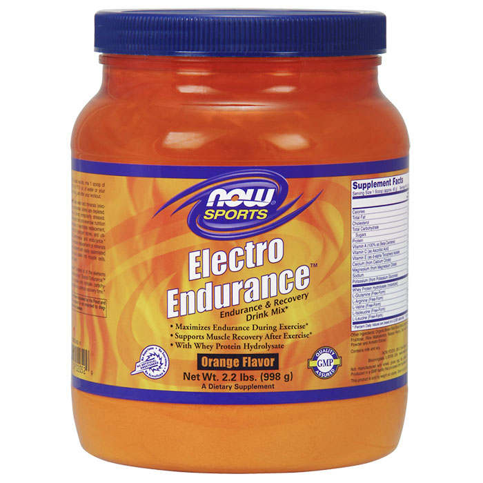 NOW Foods Electro Endurance Energy Drink Mix, 2.2 lb, NOW Foods