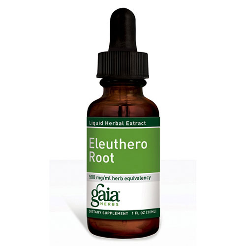 Gaia Herbs Eleuthero Root Liquid, 4 oz, Gaia Herbs
