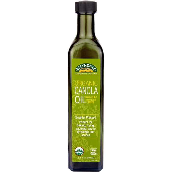 NOW Foods Ellyndale Organics Canola Oil, 16.9 oz x 6 Bottles, NOW Foods