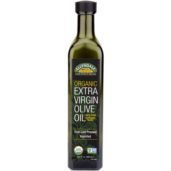 NOW Foods Ellyndale Organics Extra Virgin Olive Oil, 16.9 oz x 6 Bottles, NOW Foods
