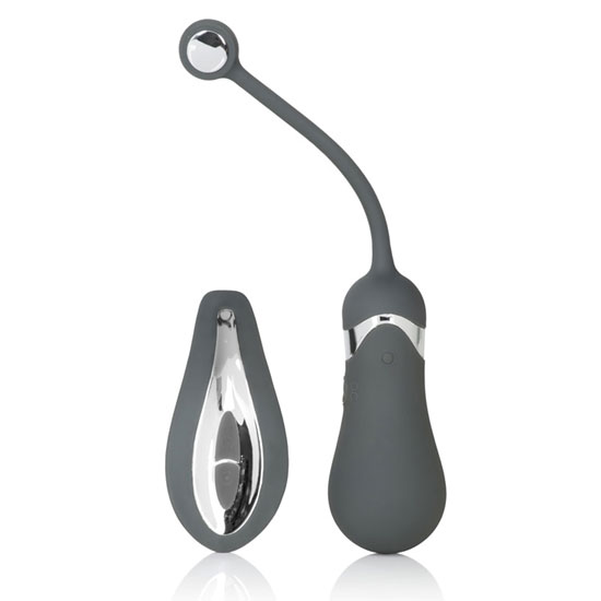 California Exotic Novelties Embrace Lover's Remote Vibrator, Grey, California Exotic Novelties