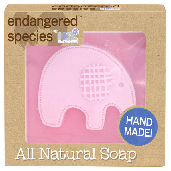 Health Science Labs Endangered Species Children's Character Bar Soap - Elephant, 2.2 oz, Health Science Labs
