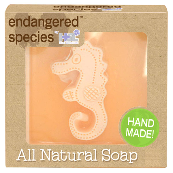 Health Science Labs Endangered Species Children's Character Bar Soap - Seahorse, 2.2 oz, Health Science Labs