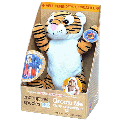 Health Science Labs Endangered Species Tiger Groom Me Baby Essential Kit, 1 Kit, Health Science Labs