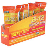 NOW Foods Energy B-12 Shot Single Dose, 15 ml x 8 Pack, NOW Foods