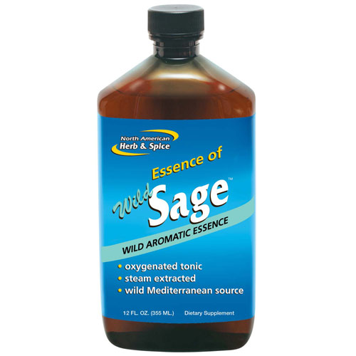 North American Herb & Spice Essence of Wild Sage, 12 oz, North American Herb & Spice