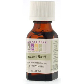 Aura Cacia Essential Oil Basil (ocimum basilcum) .5 fl oz from Aura Cacia