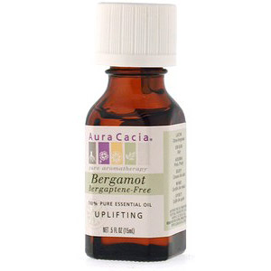 Aura Cacia Essential Oil Bergamot-Bergaptene Free (citrus bergamia) .5 fl oz from Aura Cacia