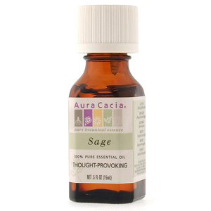 Aura Cacia Essential Oil Sage (salvia officinalis) .5 fl oz from Aura Cacia