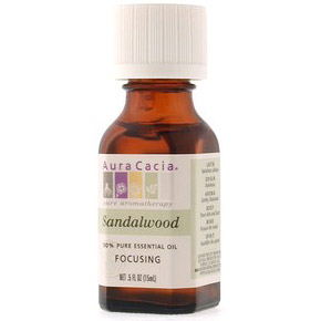 Aura Cacia Essential Oil Sandalwood (santalum spicatum) .5 fl oz from Aura Cacia