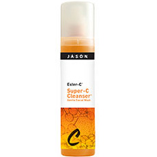 Jason Natural Ester-C Super-C Cleanser Gentle Facial Wash 6 oz, Jason Natural