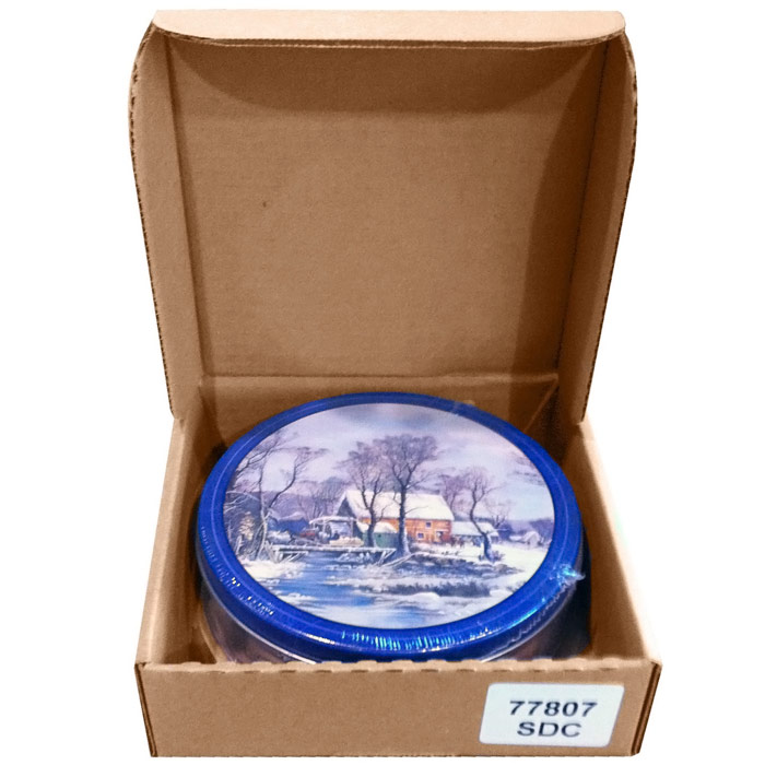 unknown European Chocolate Cookies in Gift Tin, 2 lbs. 13.9 oz (1300 g), Great Gift Idea