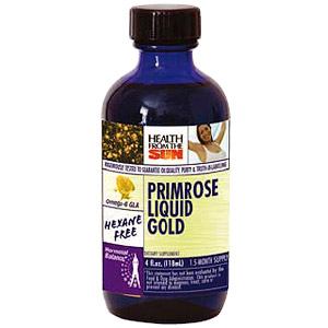 Health from the Sun Evening Primrose Oil Liquid Gold, Hexane Free, 4 oz, Health From The Sun