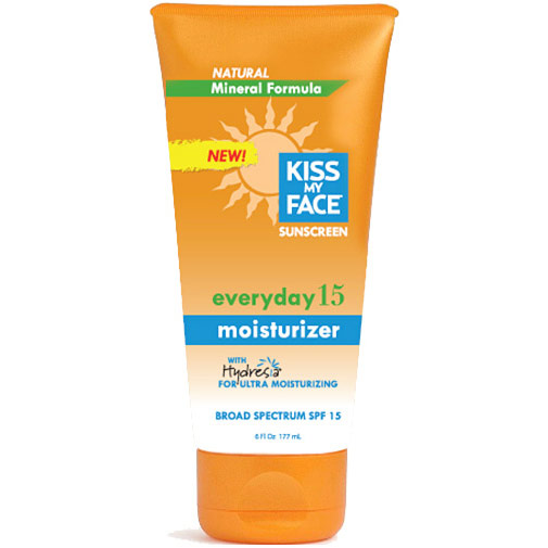 Kiss My Face Everyday Moisturizer SPF 15 Sunscreen, 6 oz, Kiss My Face