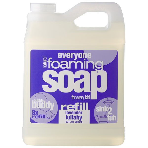 EO Products EO Products Everyone Kid's Bubble Buddy Foaming Soap Refill - Lavender Lullaby, 32 oz