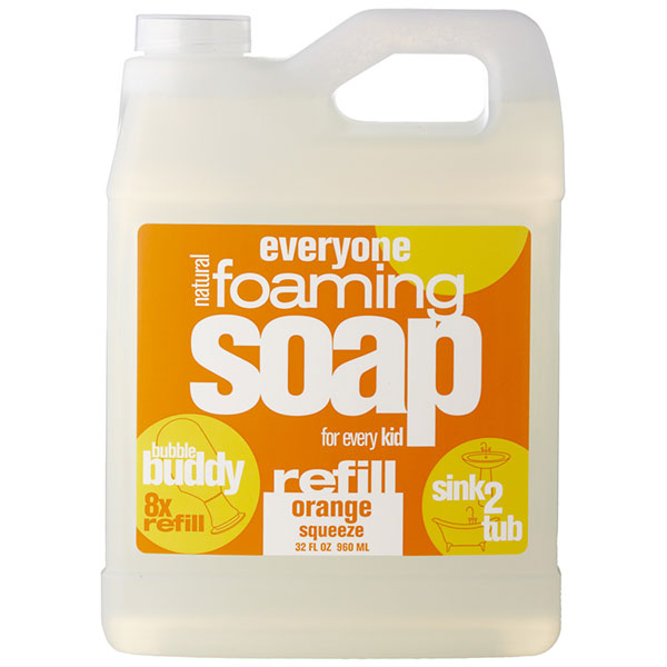 EO Products EO Products Everyone Kid's Bubble Buddy Foaming Soap Refill - Orange Squeeze, 32 oz