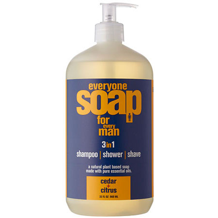 EO Products Everyone Soap for Men - Cedar & Citrus, 32 oz, EO Products