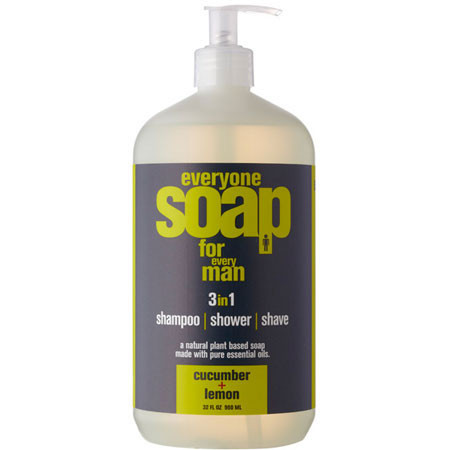 EO Products Everyone Soap for Men - Cucumber & Lemon, 32 oz, EO Products