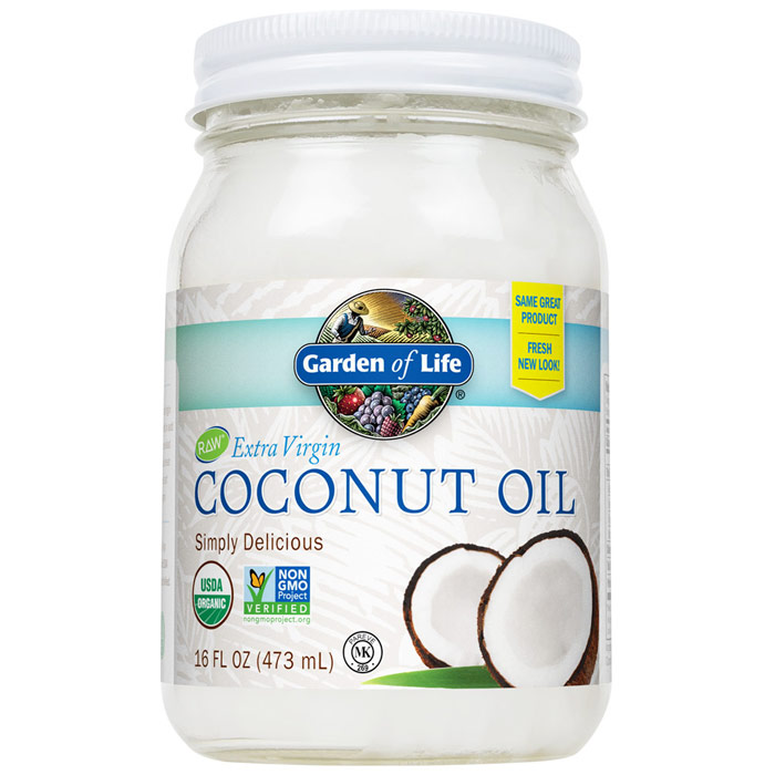 Garden of Life Extra Virgin Coconut Oil, 16 oz, Garden of Life