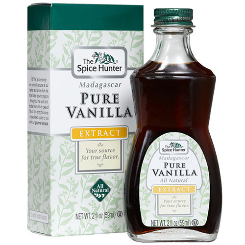 Spice Hunter Extract, Vanilla, Pure, Madagascar, 2 oz x 6 Bottles, Spice Hunter