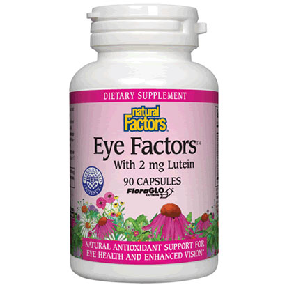 Natural Factors Eye Factors with Lutein 90 Capsules, Natural Factors