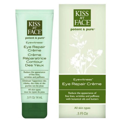 Kiss My Face Organic Face Care - EyeWitness Eye Repair Cream .5 oz, from Kiss My Face